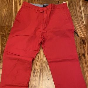 Nautica Red Chinos